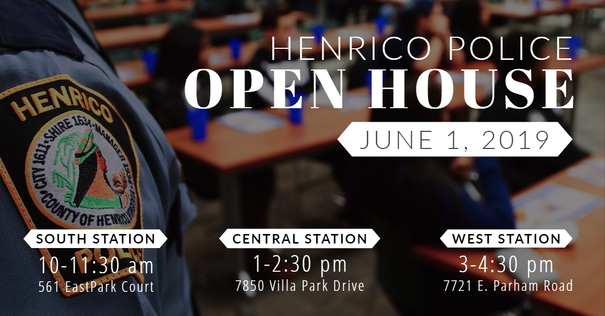 Police Station Open House June 1, 2019