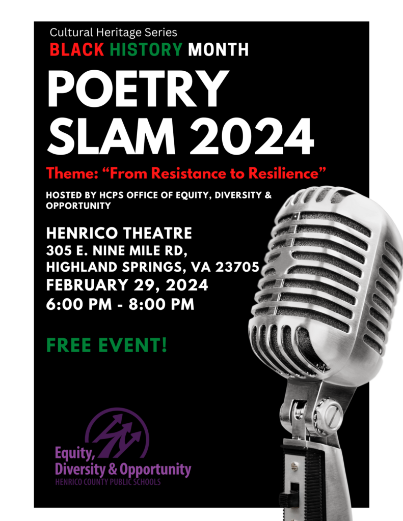 2024 Bhm Poetry Slam Flyer Advertisement