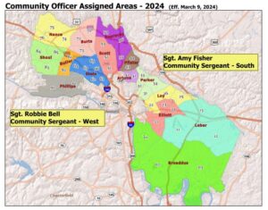 Community Policing Map as of March 2024
