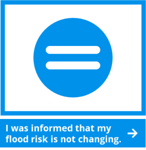 I was informed that my flood risk is not changing.