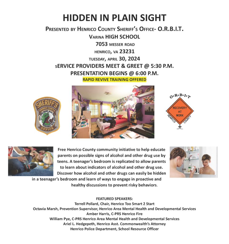 Hidden In Plain Sight Varina High School Event April 30th.docx Page 1 1