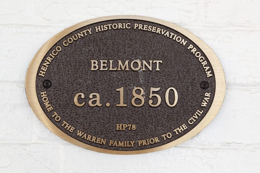 Belmont Recreation Center Historic Plaque