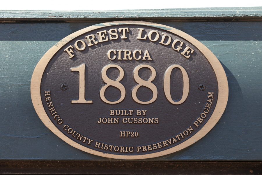 Forest Lodge Historic Plaque