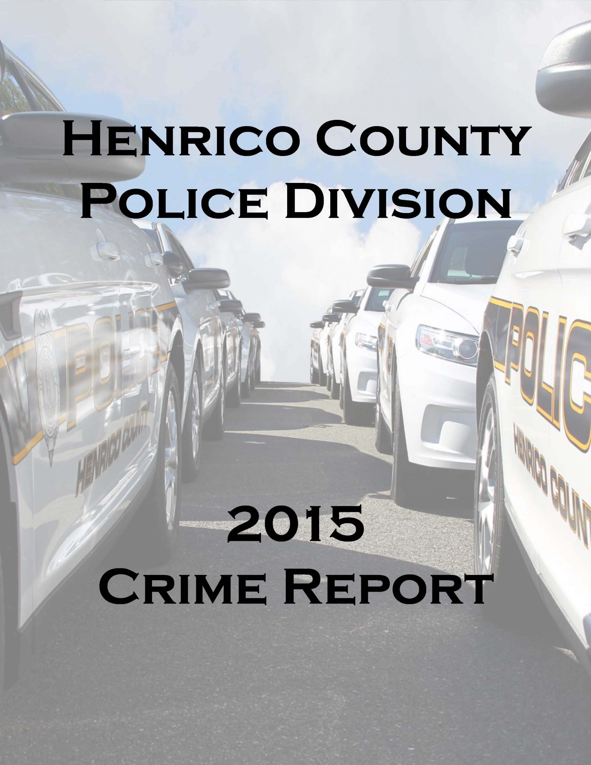 Police 2015 Crimereport Cover