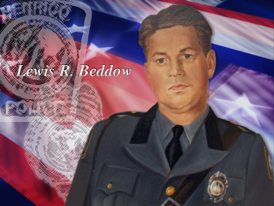 Memorial portrait of Lewis R. Beddow
