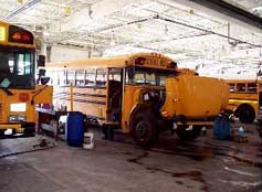 Central Auto Maintenance works on Henrico County School Bus