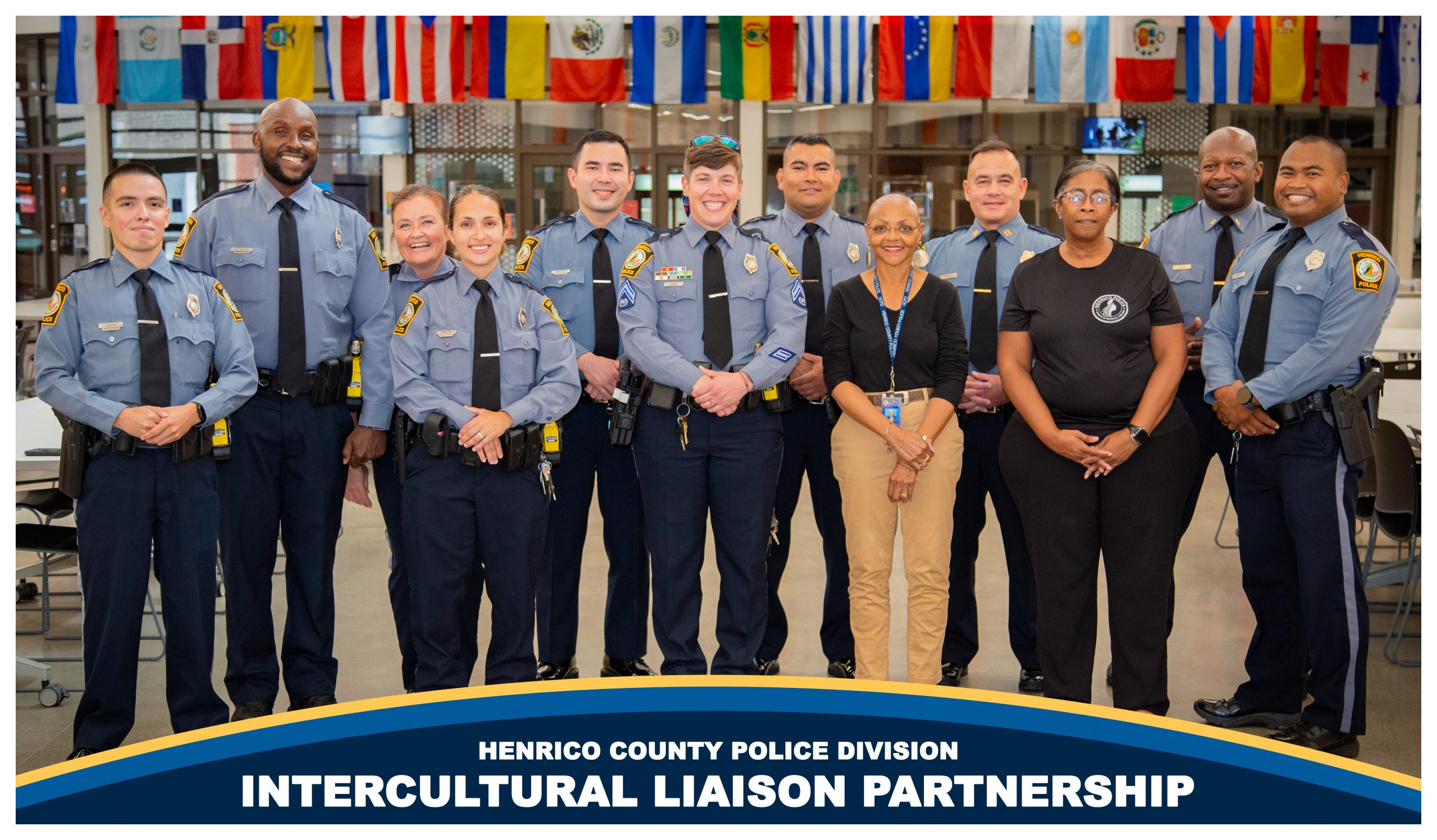 Group Photo of Henrico Police Intercultural Liaison Partnership members
