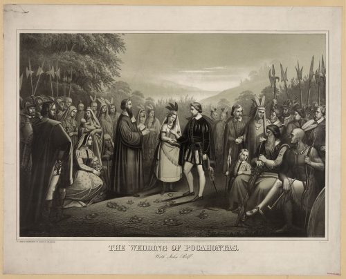 The Wedding of Pocahontas and John Rolfe