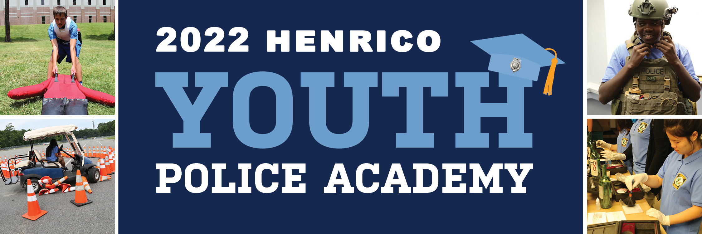 Banner photo for 2022 Henrico Youth Police Academy