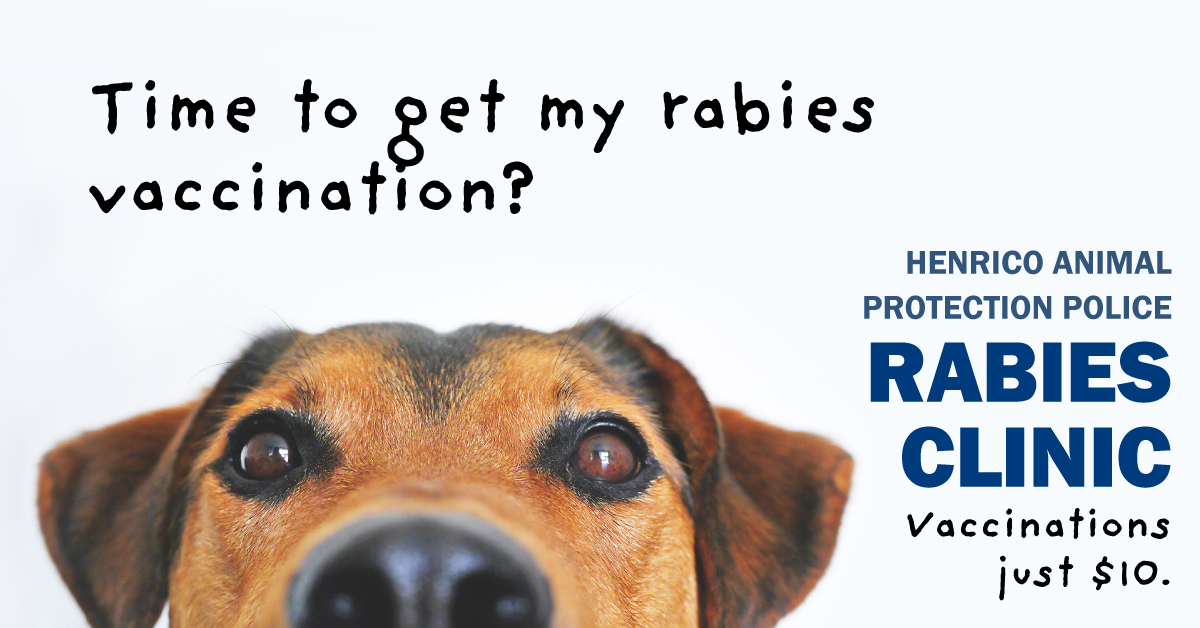 Police Rabies Clinic Promo