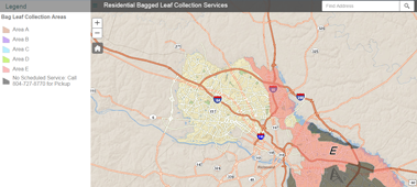 Image for Residential Bagged Leaf Collection Map