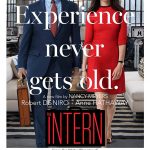 Movie poster for "The Intern."