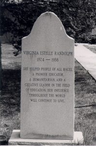 Virginia Randolph Headstone